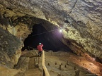 Bon débit à la grotte de Milandre