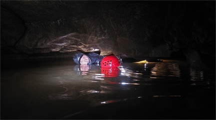 n° (7384) 2ième voûte mouillante de la grotte des Chaillets, Cademène